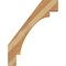 Ekena Millwork 4"W x 26"D x 34"H Merced Rough Sawn Knee Brace, Western Red Cedar BRC04X26X34MRC00RWR - alternate 4